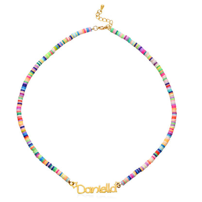 Lainey Rainbow Magic Name Necklace