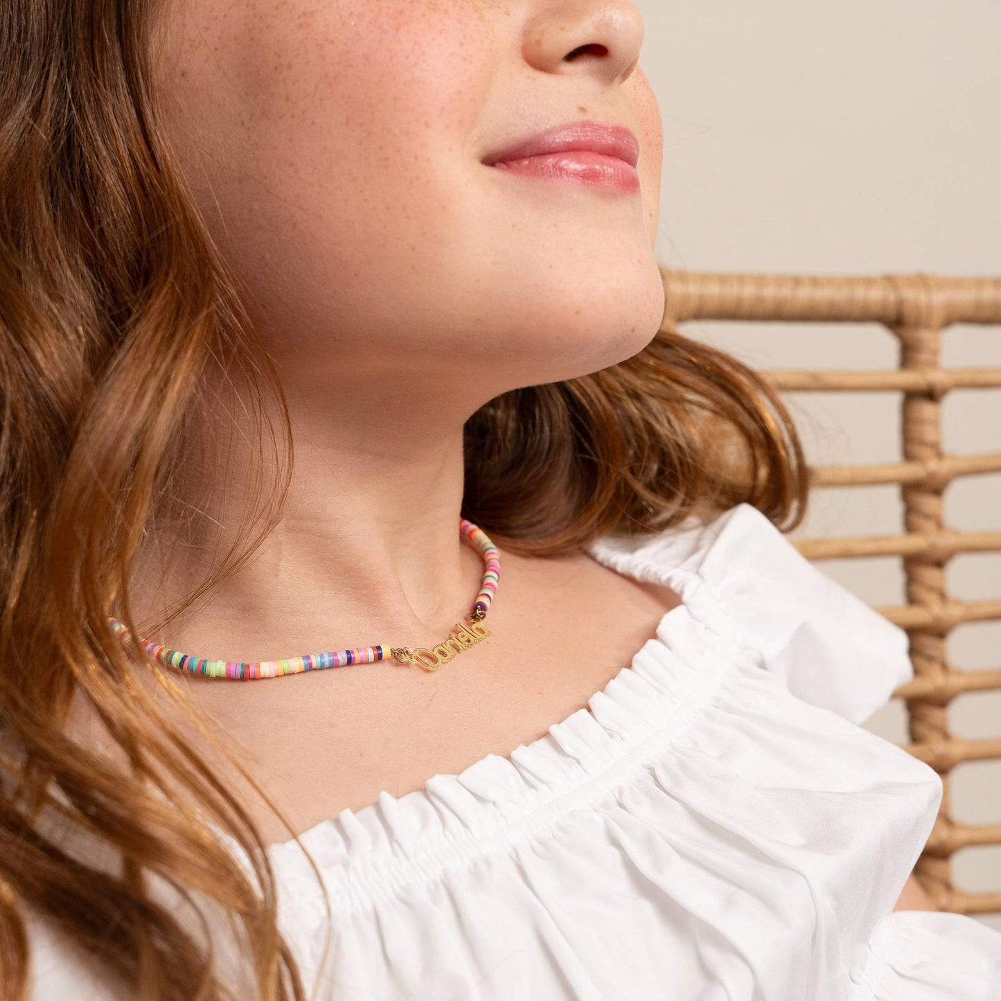 Lainey Rainbow Magic Name Necklace